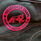 SILVERBACK CHAPETTE ORIGINAL BLACK WITH PINK STITCH AND BADGE